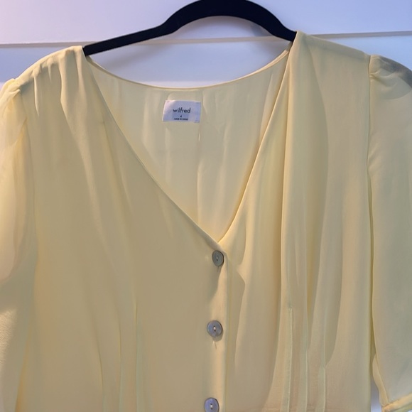 Wilfred dress size 4 yellow - Picture 2 of 2